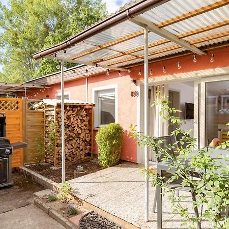 Gemutliches Tinyhouse Bungalow Mit Kamin & Sauna Am See Joachimsthal Eksteriør bilde