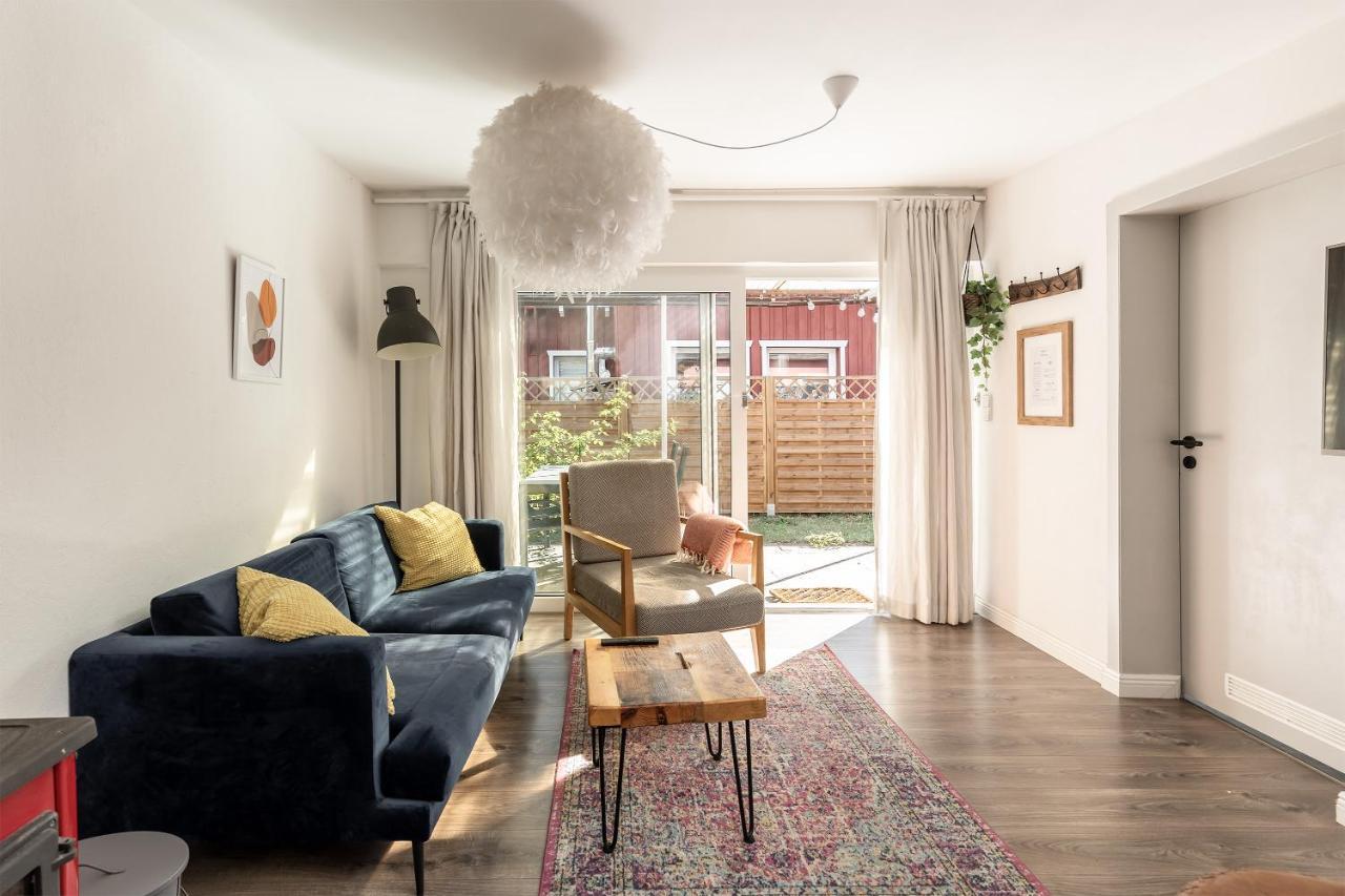 Gemutliches Tinyhouse Bungalow Mit Kamin & Sauna Am See Joachimsthal Eksteriør bilde